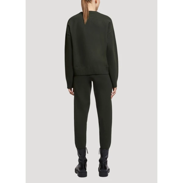 Yves Salomon Knit Jumper in Brown | Sweaters | Luxury Shoes 