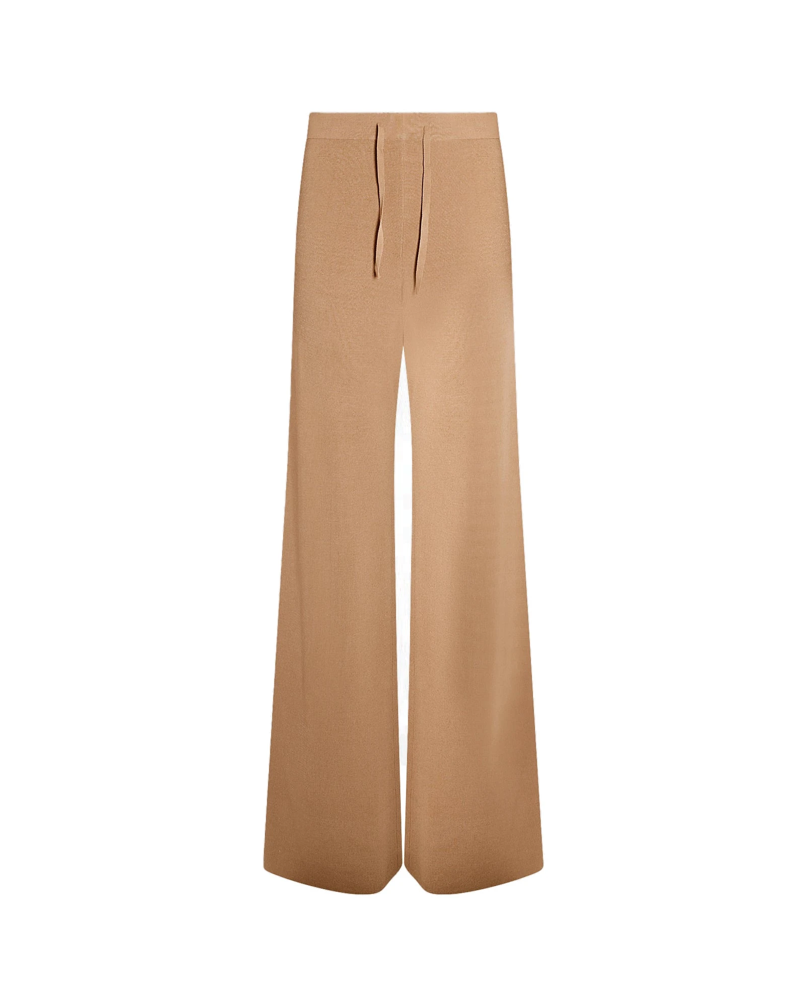 Yves Salomon Knitted Wide Leg Trousers in Beige Yves Salomon Knitted Wide Leg Trousers in Beige | Women | Luxury Shoes