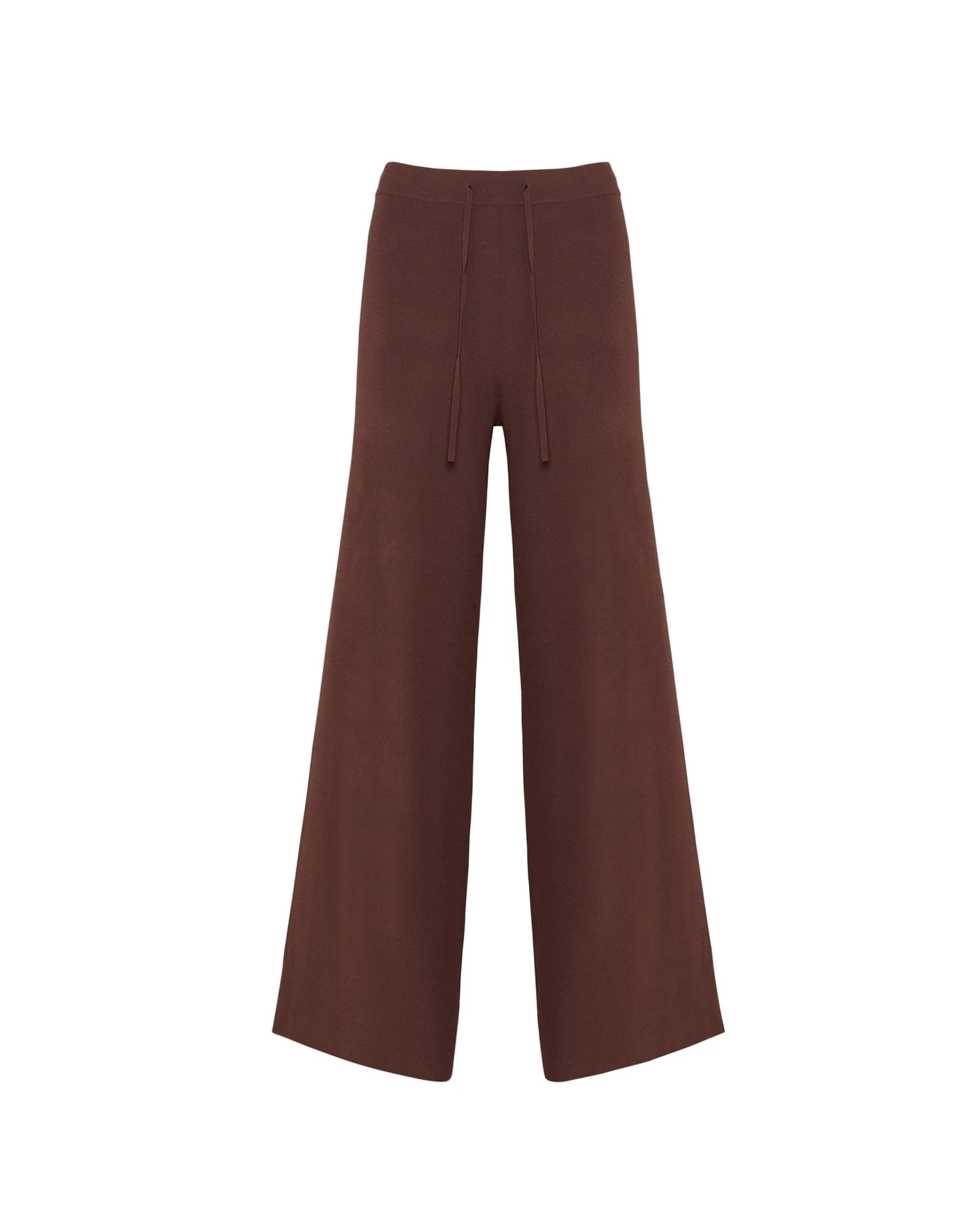 Yves Salomon Knitted Wide Leg Trousers in Bordeaux Yves Salomon Knitted Wide Leg Trousers in Bordeaux | Women | Luxury Shoes