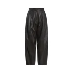 Yves Salomon Lambskin Leather Balloon Trousers in Brown | Pants | Luxury Shoes 