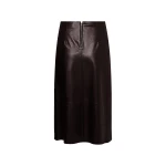 Yves Salomon Leather Fringe Wrap Skirt in Black | Women | Luxury Shoes 