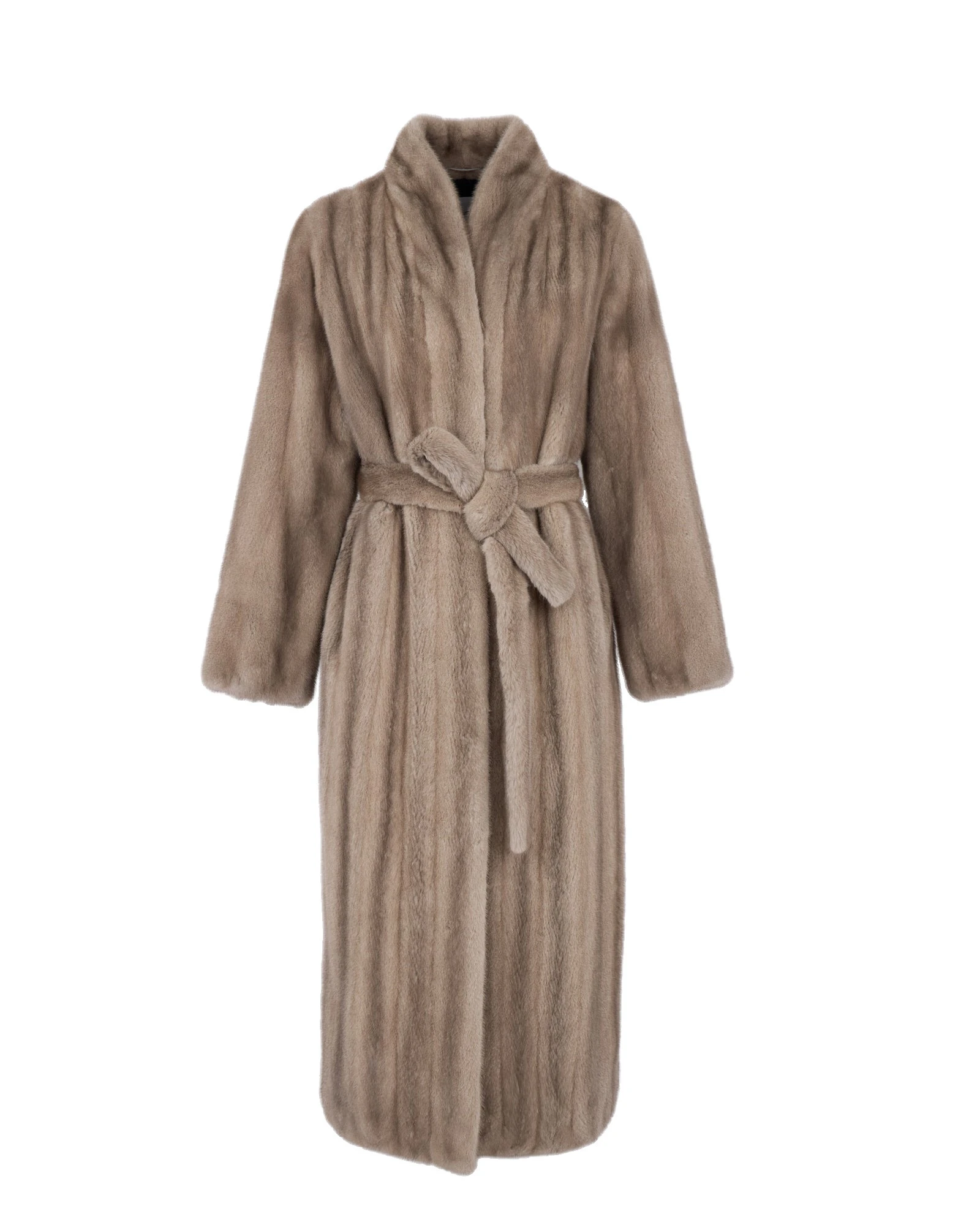 Yves Salomon Long Mink Fur Coat with Long Hair in Grey Yves Salomon Long Mink Fur Coat with Long Hair in Grey | Mink Coats | Luxury Shoes