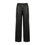 Yves Salomon Loose Lambskin Leather Trousers in Black | Women | Luxury Shoes 