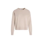 Yves Salomon Merino Knit Sweater in Beige | Sweaters | Luxury Shoes 