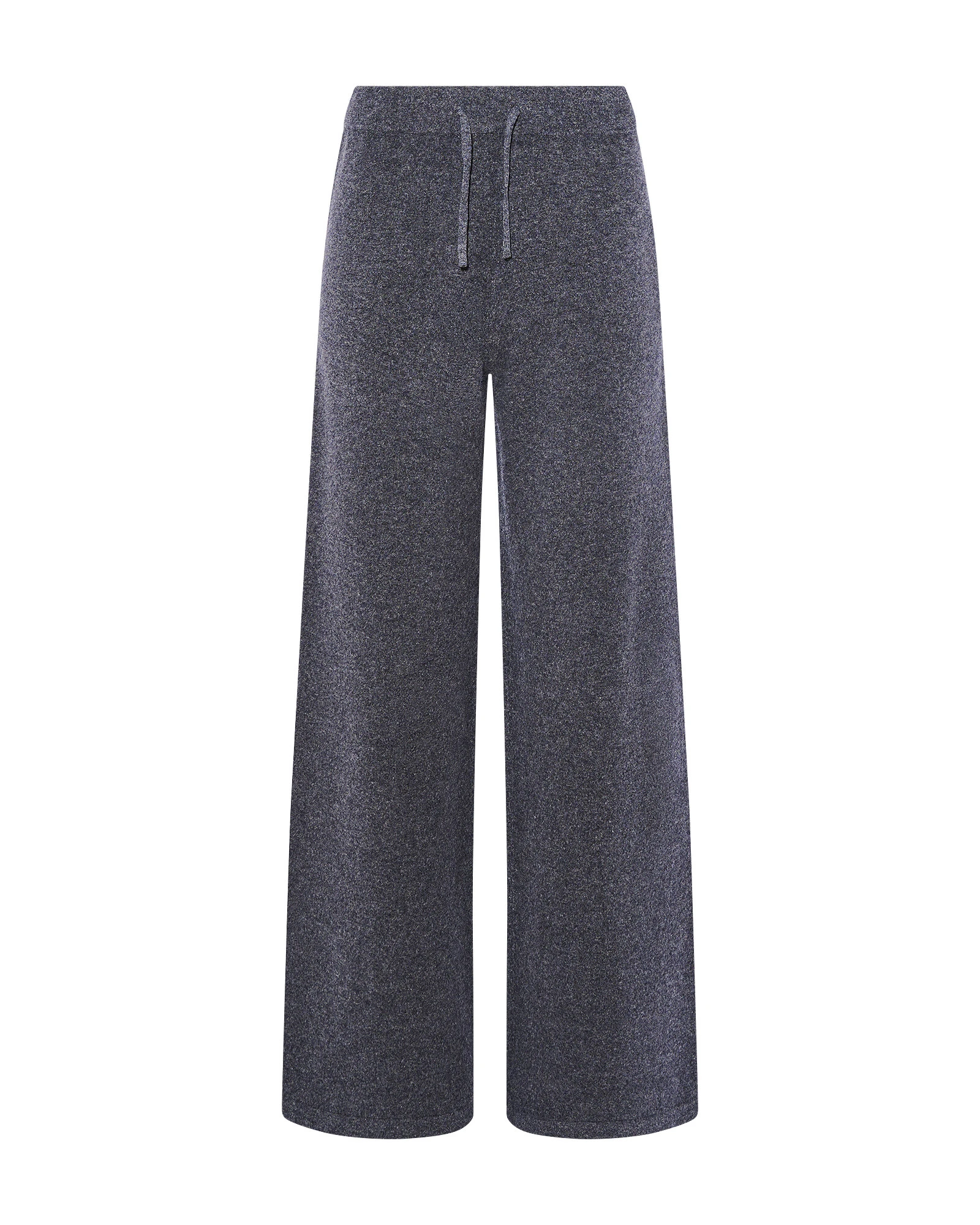 Yves Salomon Merino Knit Wide Leg Trousers in Blue Grey Yves Salomon Merino Knit Wide Leg Trousers in Blue Grey | Women | Luxury Shoes