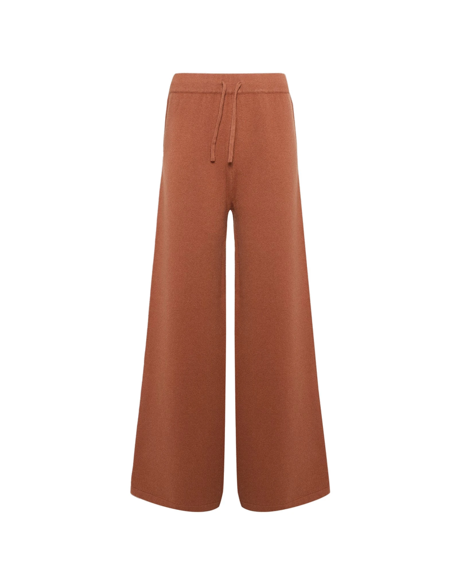 Yves Salomon Merino Knit Wide Leg Trousers in Brown Yves Salomon Merino Knit Wide Leg Trousers in Brown | Women | Luxury Shoes