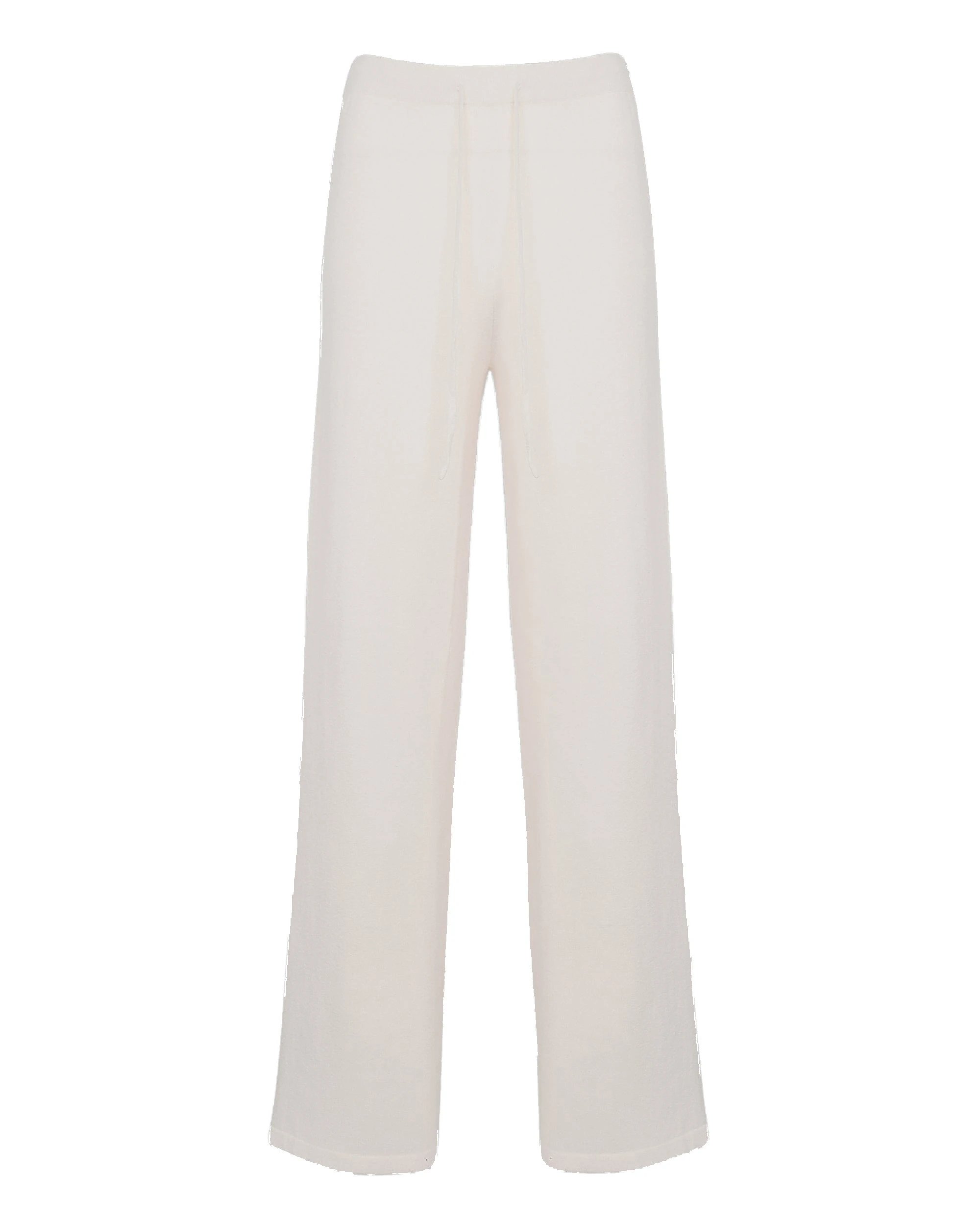 Yves Salomon Merino Knit Wide Leg Trousers in White Yves Salomon Merino Knit Wide Leg Trousers in White | Women | Luxury Shoes
