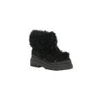 Yves Salomon Merino Lambskin Shearling Boots in Black | Boots | Luxury Shoes 