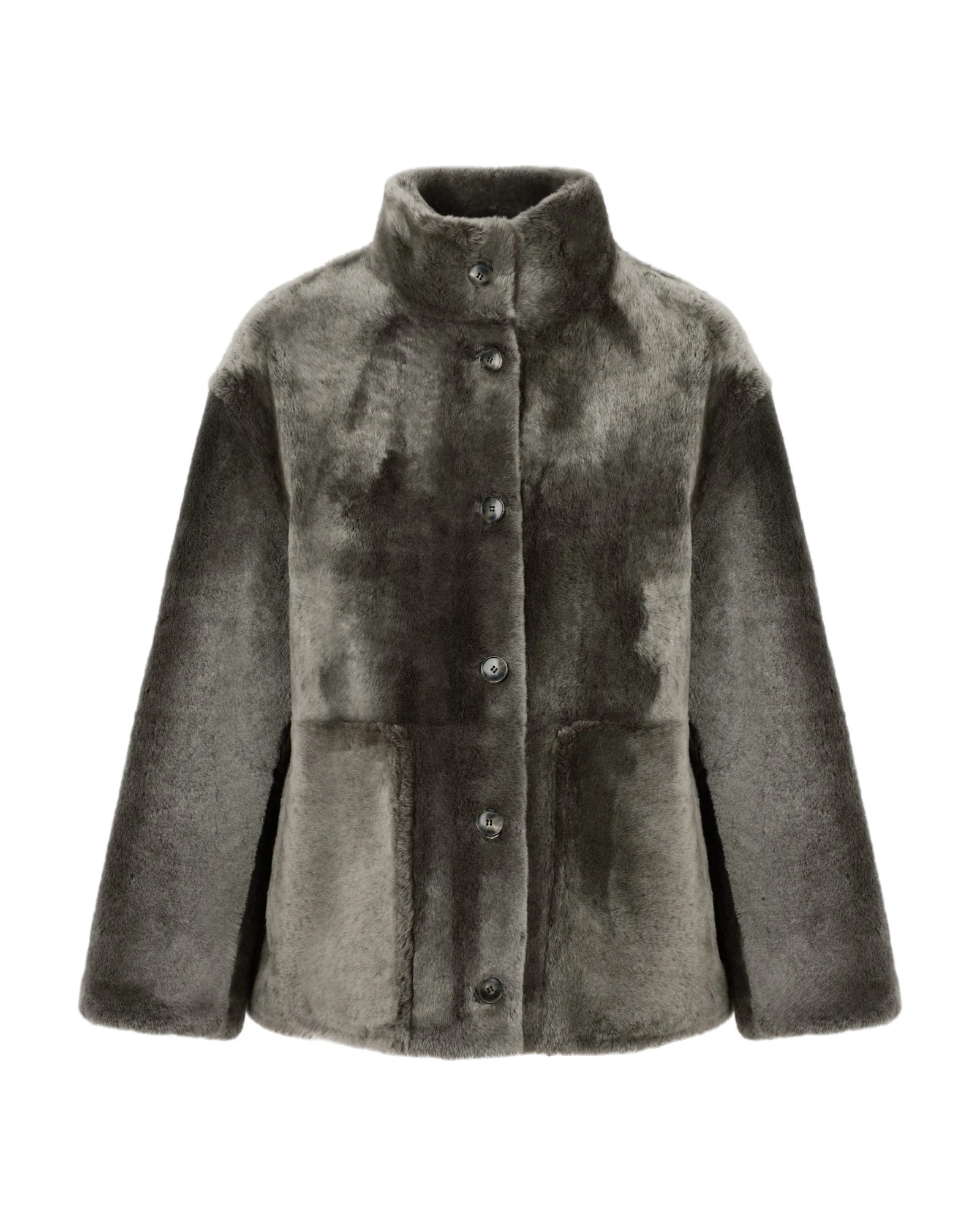 Yves Salomon Merino Lambskin Shearling Jacket in Light Khaki Yves Salomon Merino Lambskin Shearling Jacket in Light Khaki | Shearling Jackets | Luxury Shoes