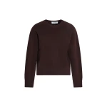 Yves Salomon Merino Wool Knit Sweater in Brown | Women | Luxury Shoes 