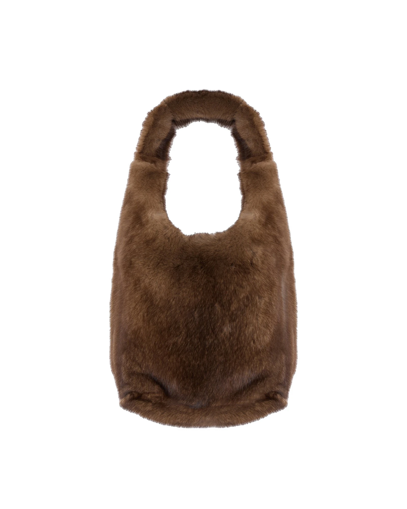 Yves Salomon Mink Fur Bag with Lambskin Details in Brown Yves Salomon Mink Fur Bag with Lambskin Details in Brown | Shoulder & Crossbody Bags | Luxury Shoes