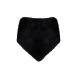 Yves Salomon Mink Fur Bandana in Black | Scarves | Luxury Shoes 