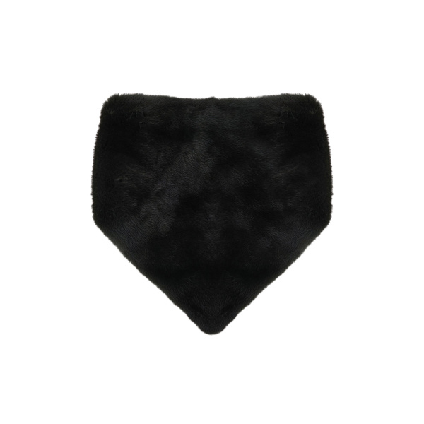 Yves Salomon Mink Fur Bandana in Green | Scarves | Luxury Shoes 