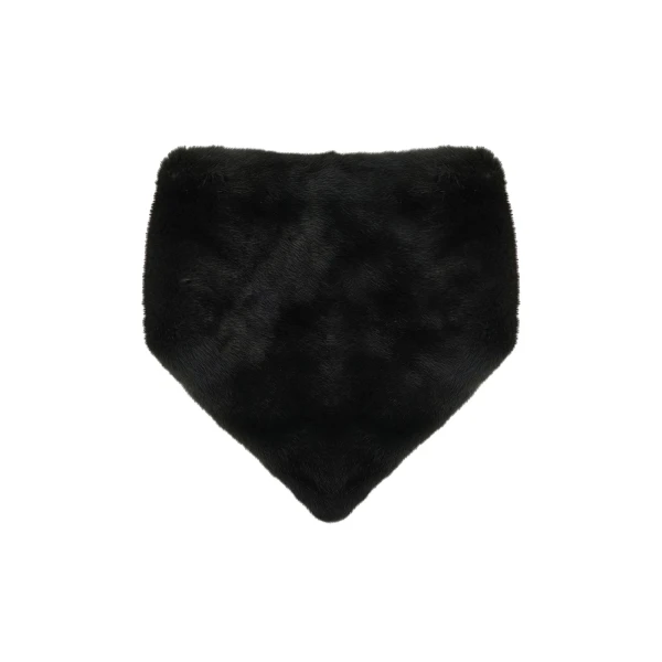 Mink Fur Bandana in Green