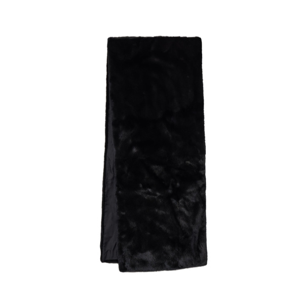Yves Salomon Mink Fur Scarf in Black | Scarves | Luxury Shoes 