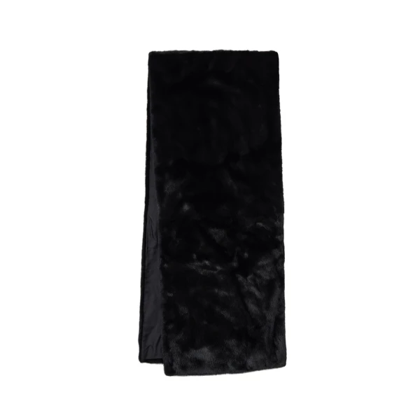 Yves Salomon Mink Fur Scarf in Black | Scarves | Luxury Shoes 
