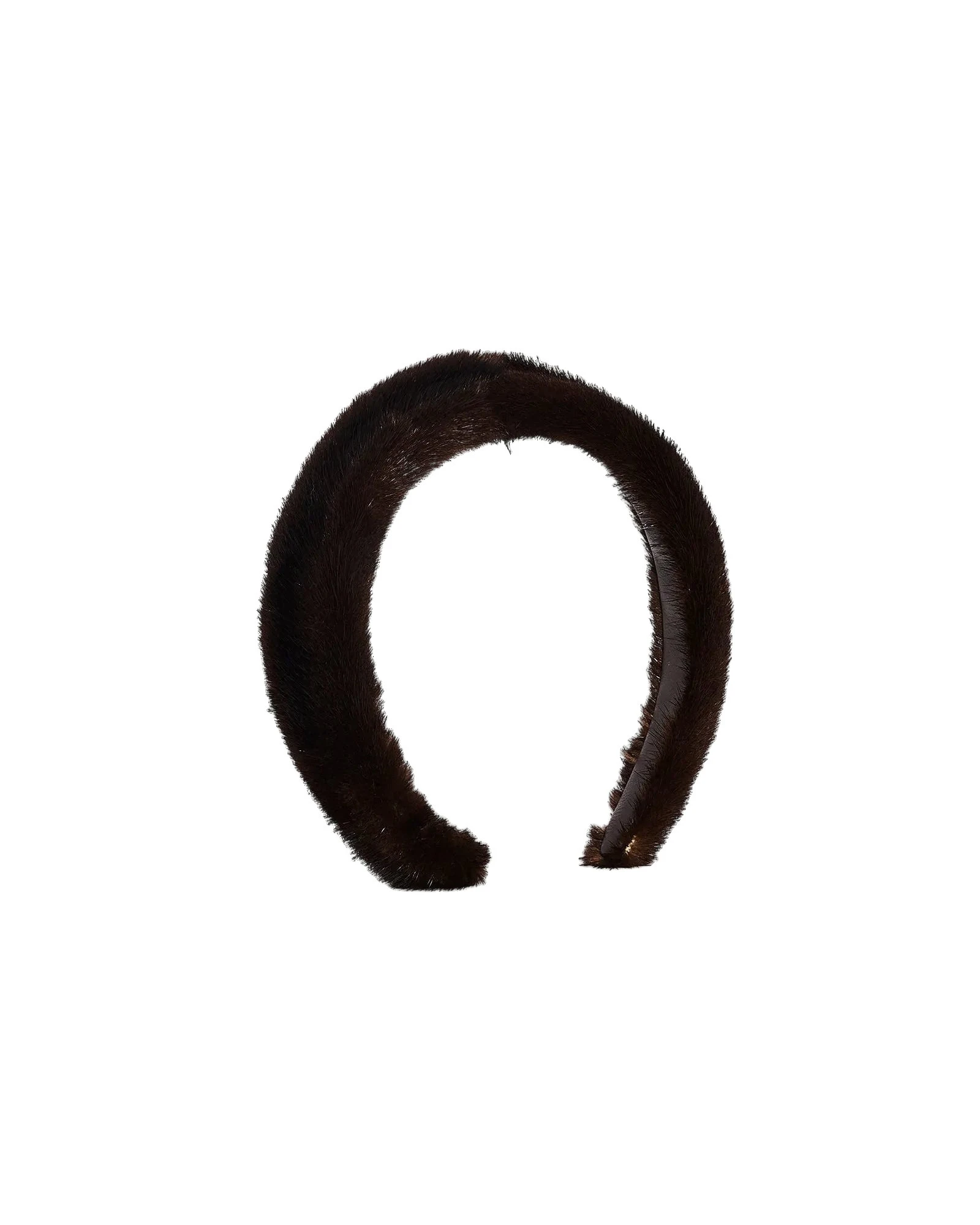 Yves Salomon Mink Fur and Leather Hairband in Brown Yves Salomon Mink Fur and Leather Hairband in Brown | Women | Luxury Shoes