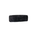Yves Salomon Mink Fur and Leather Headband in Black | Hair Accessories | Luxury Shoes 