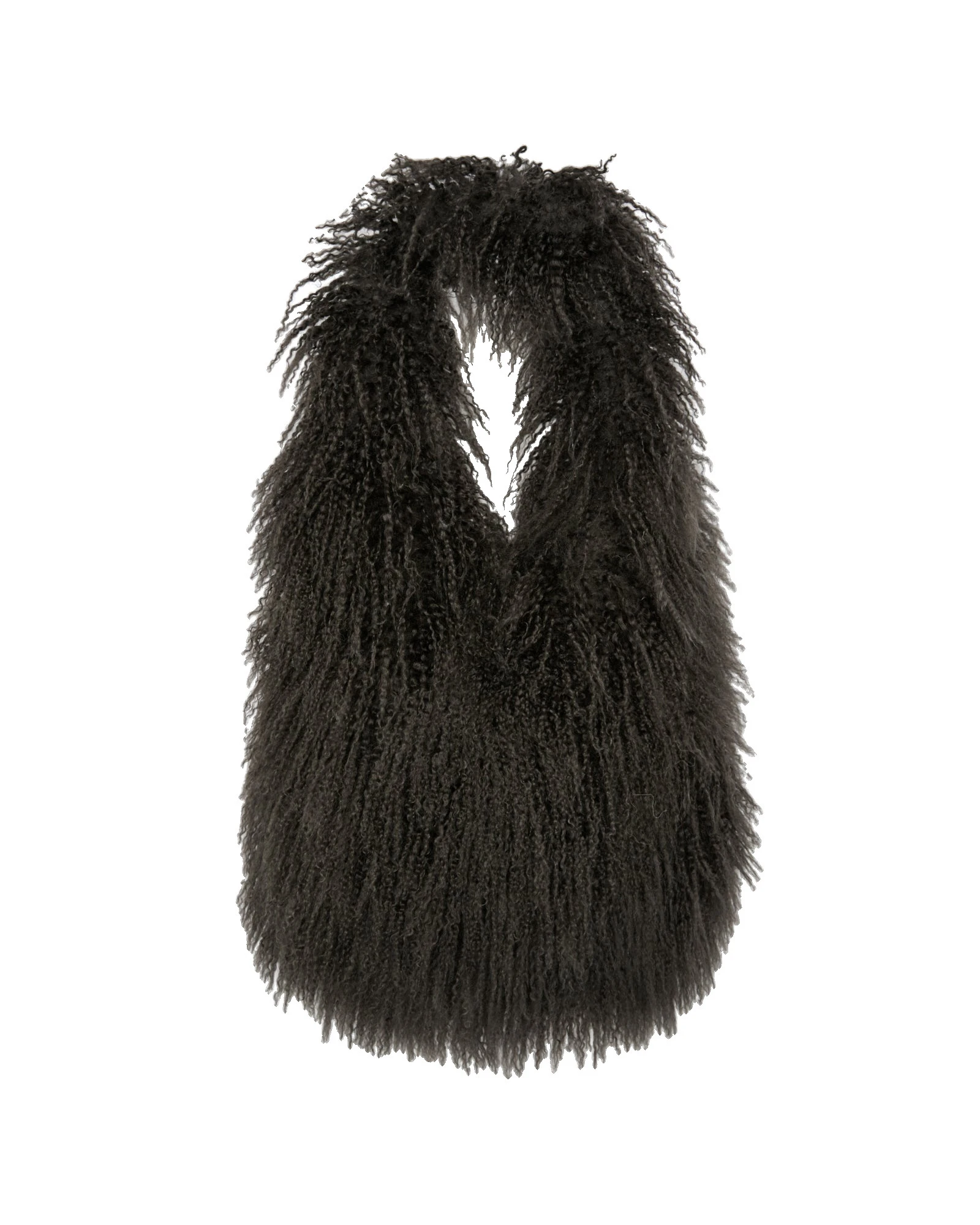 Yves Salomon Mongolian Lambskin Bag in Grey Yves Salomon Mongolian Lambskin Bag in Grey | Shoulder & Crossbody Bags | Luxury Shoes