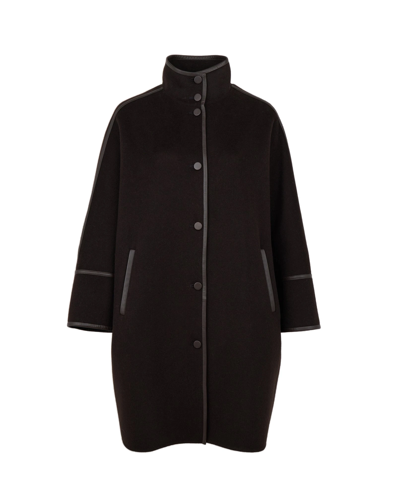 Yves Salomon Oversized Double-Faced Wool Cashmere Coat in Brown Yves Salomon Oversized Double-Faced Wool Cashmere Coat in Brown | Wool Coat | Luxury Shoes