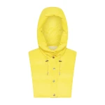 Yves Salomon Padded Hood Bib in Water-Repellent Technical Fabric in Yellow | Women | Luxury Shoes 