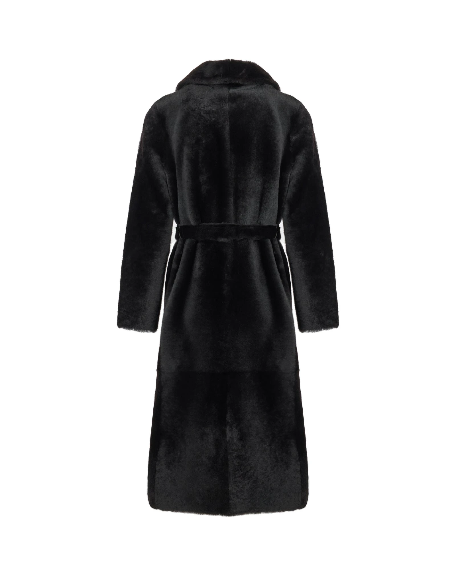 Yves Salomon Reversible Belted Long Shearling Coat in Brown Yves Salomon Reversible Belted Long Shearling Coat in Brown | Women | Luxury Shoes
