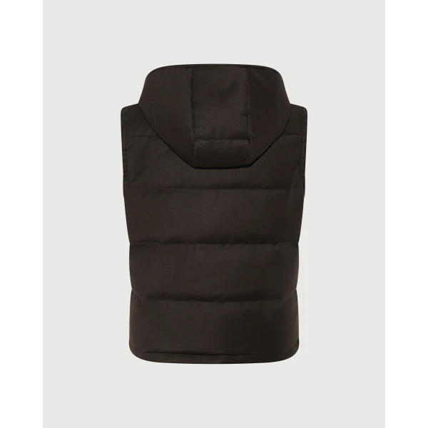 Yves Salomon Reversible Flannel and Mink Fur Sleeveless Gilet in Brown | Vests | Luxury Shoes 