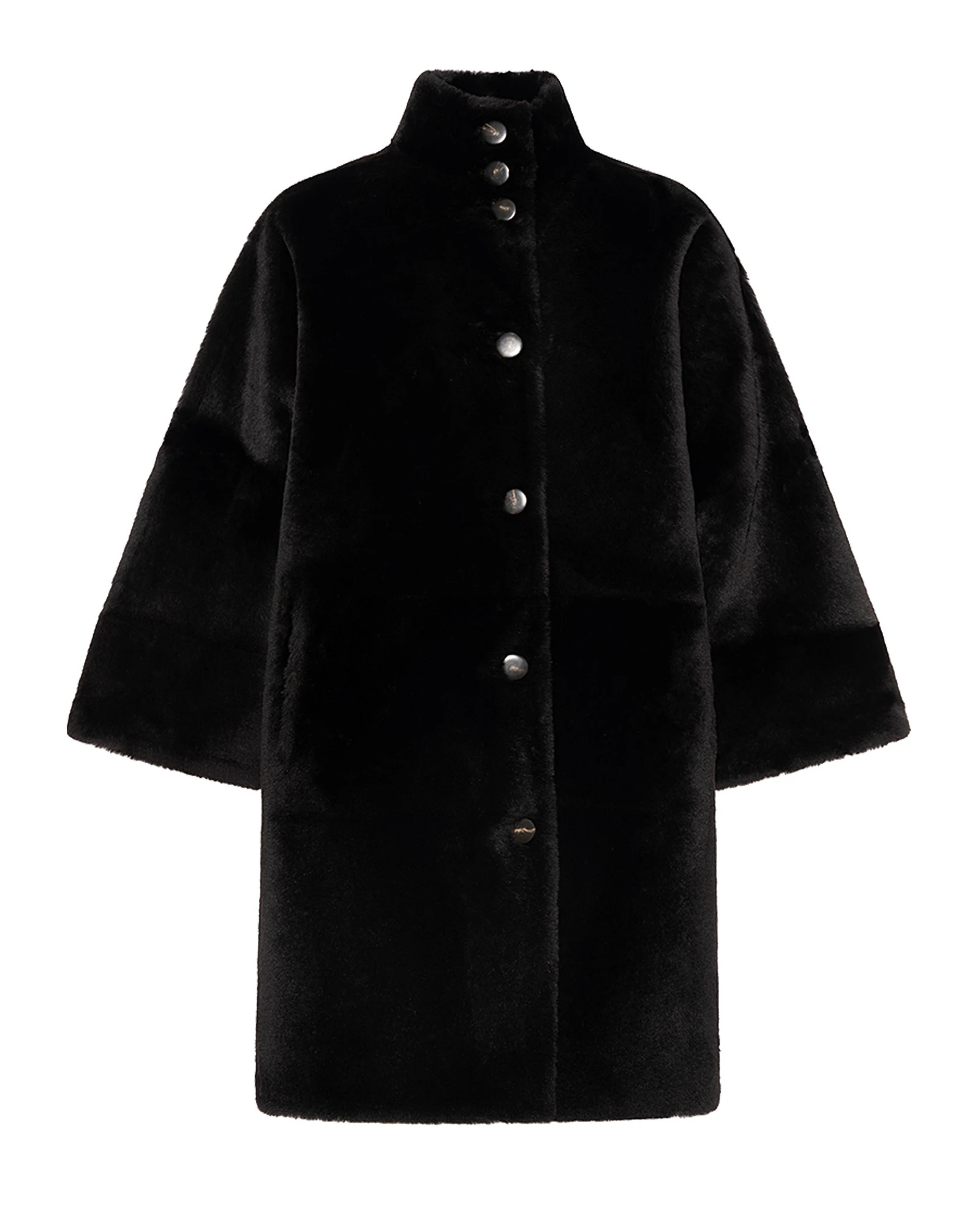 Yves Salomon Reversible Oversized Lamb Shearling Coat in Brown Yves Salomon Reversible Oversized Lamb Shearling Coat in Brown | Shearling Coat | Luxury Shoes