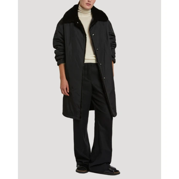 Yves Salomon Reversible Technical Parka with Mink Fur in Black | Coats | Luxury Shoes 
