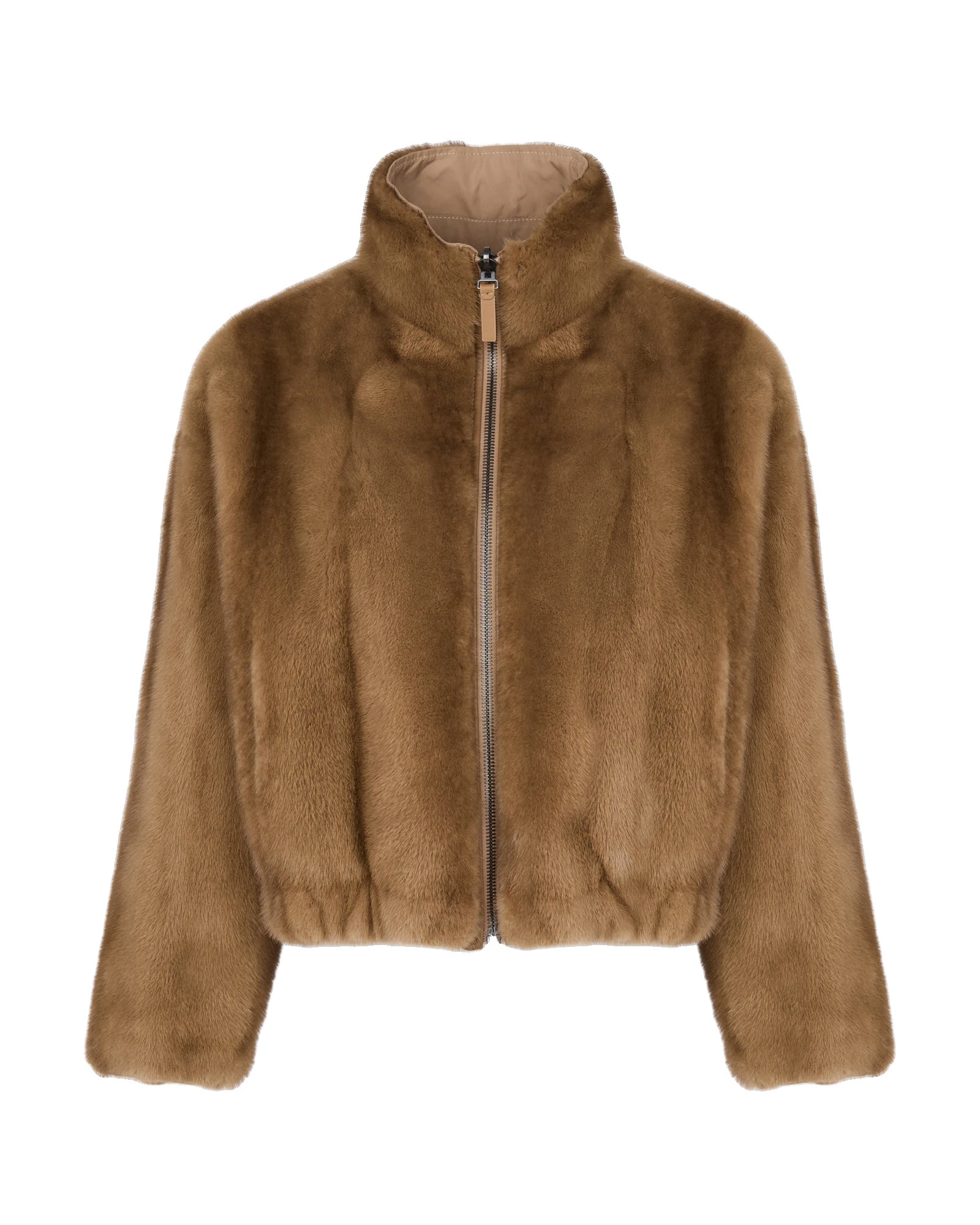 Yves Salomon Reversible Water-Repellent Jacket with Mink Fur in Beige Yves Salomon Reversible Water-Repellent Jacket with Mink Fur in Beige | Women | Luxury Shoes