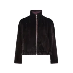 Yves Salomon Reversible Water-Repellent Jacket with Mink Fur in Deep Bordeaux | Women | Luxury Shoes 