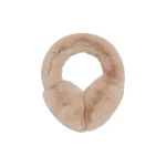Yves Salomon Rex Rabbit Fur Earmuffs in Beige | Women | Luxury Shoes 