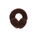 Yves Salomon Rex Rabbit Fur Earmuffs in Rust Brown | Women | Luxury Shoes 