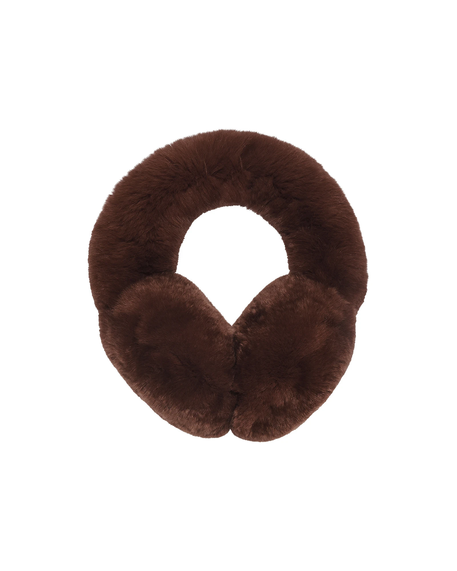 Yves Salomon Rex Rabbit Fur Earmuffs in Rust Brown Yves Salomon Rex Rabbit Fur Earmuffs in Rust Brown | Women | Luxury Shoes