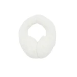 Yves Salomon Rex Rabbit Fur Earmuffs in White | Hats | Luxury Shoes 