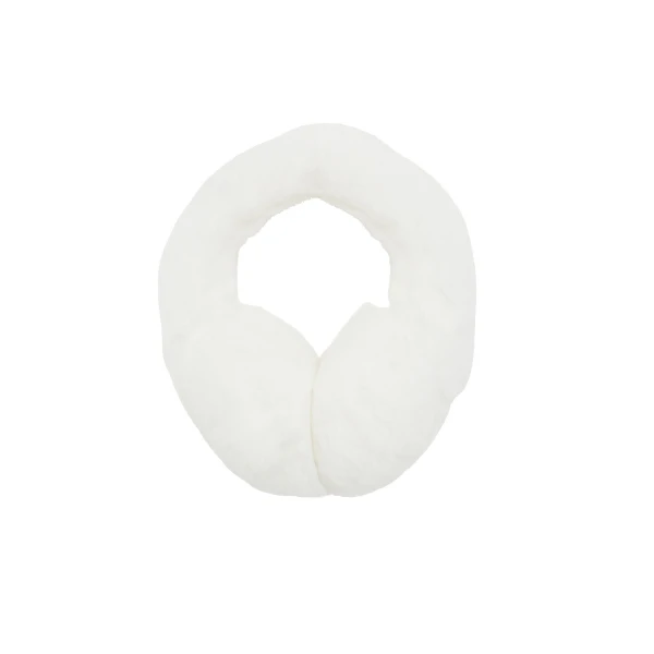 Rex Rabbit Fur Earmuffs in White