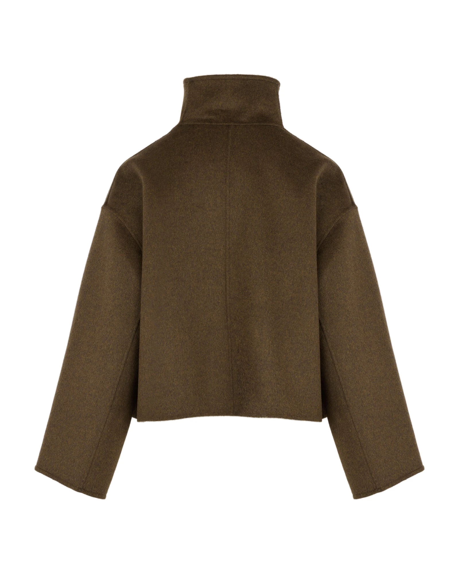Yves Salomon Short Double-Sided Cashmere Wool Jacket with Lambskin Leather in Brown Yves Salomon Short Double-Sided Cashmere Wool Jacket with Lambskin Leather in Brown | Jackets | Luxury Shoes