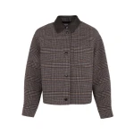Yves Salomon Short Double-Sided Cashmere Wool Shirt in Russet | Jackets | Luxury Shoes 
