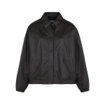 Yves Salomon Short Fine Lambskin Leather Jacket in Brown | Leather Jackets | Luxury Shoes 