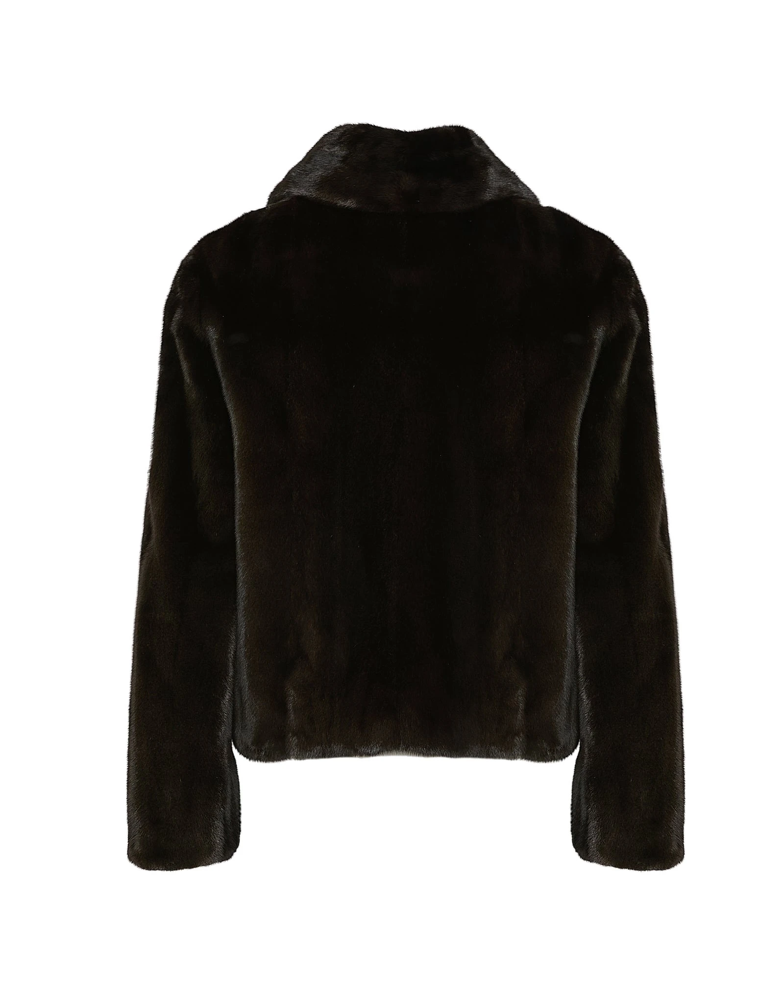 Yves Salomon Short Long-Haired Mink Fur Jacket in Black Yves Salomon Short Long-Haired Mink Fur Jacket in Black | Women | Luxury Shoes