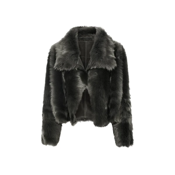 Short Toscana Lambskin Jacket in Dark Green