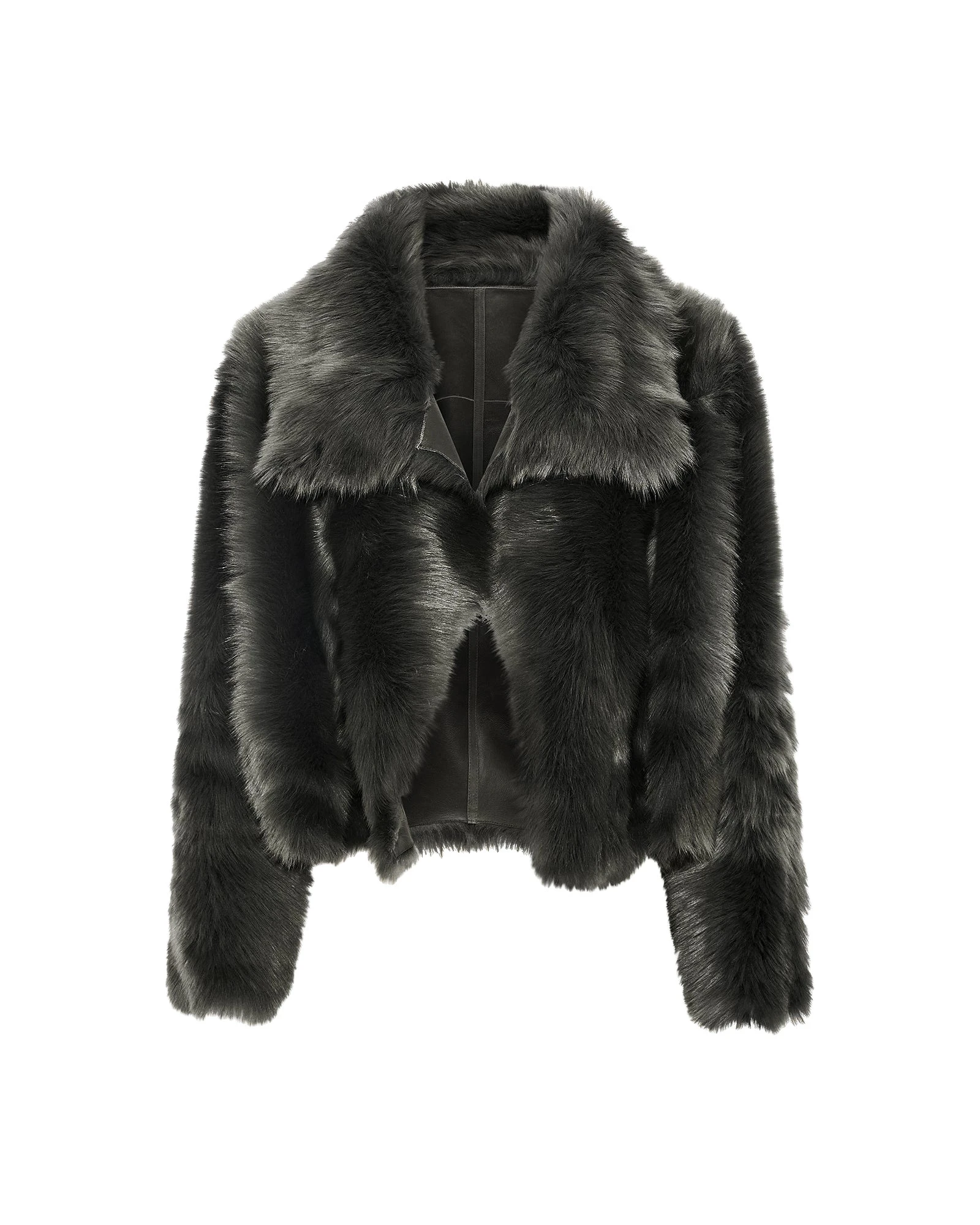 Yves Salomon Short Toscana Lambskin Jacket in Dark Green Yves Salomon Short Toscana Lambskin Jacket in Dark Green | Shearling Jackets | Luxury Shoes