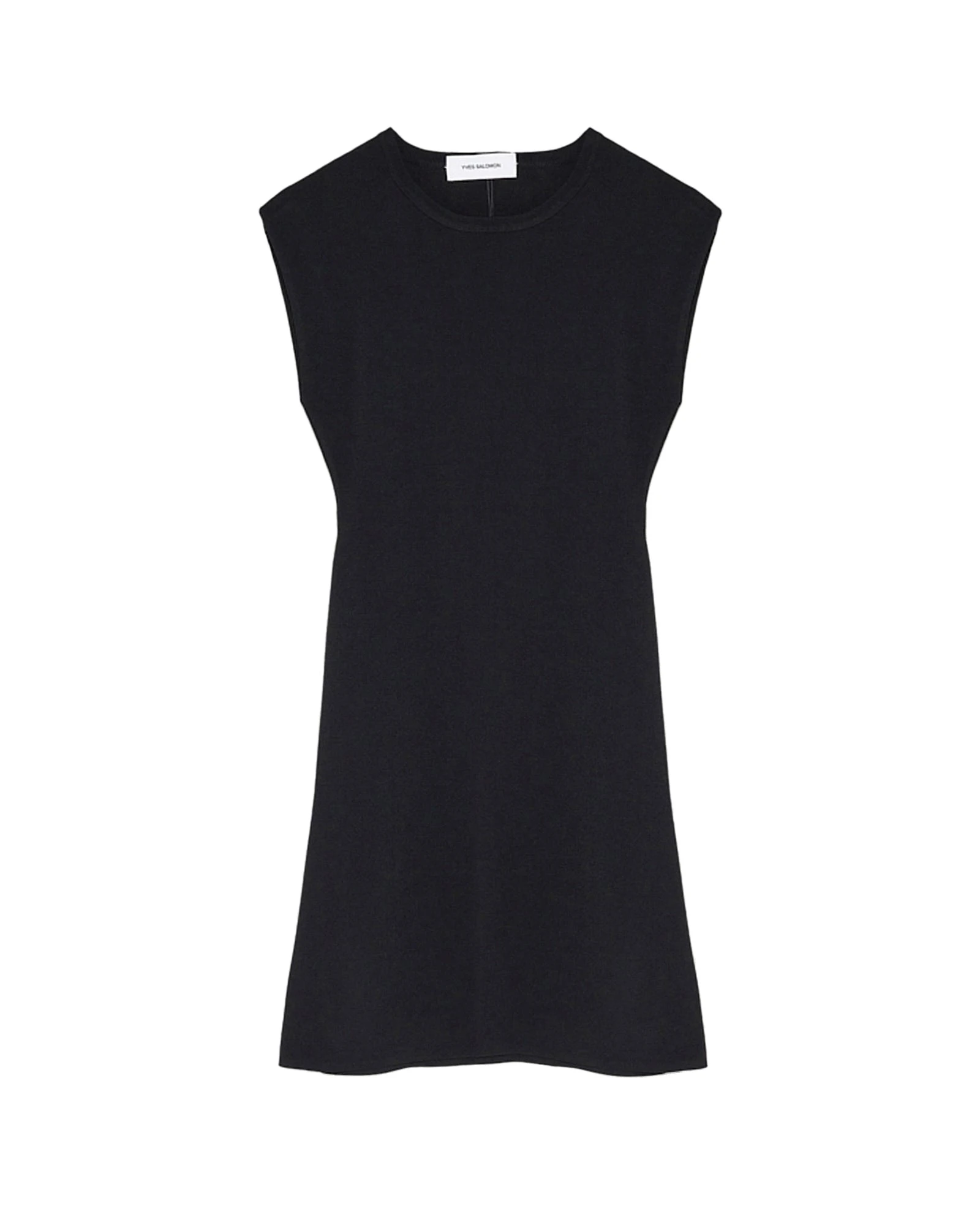Yves Salomon Sleeveless Stretch Knit Mini Dress in Black Yves Salomon Sleeveless Stretch Knit Mini Dress in Black | Women | Luxury Shoes