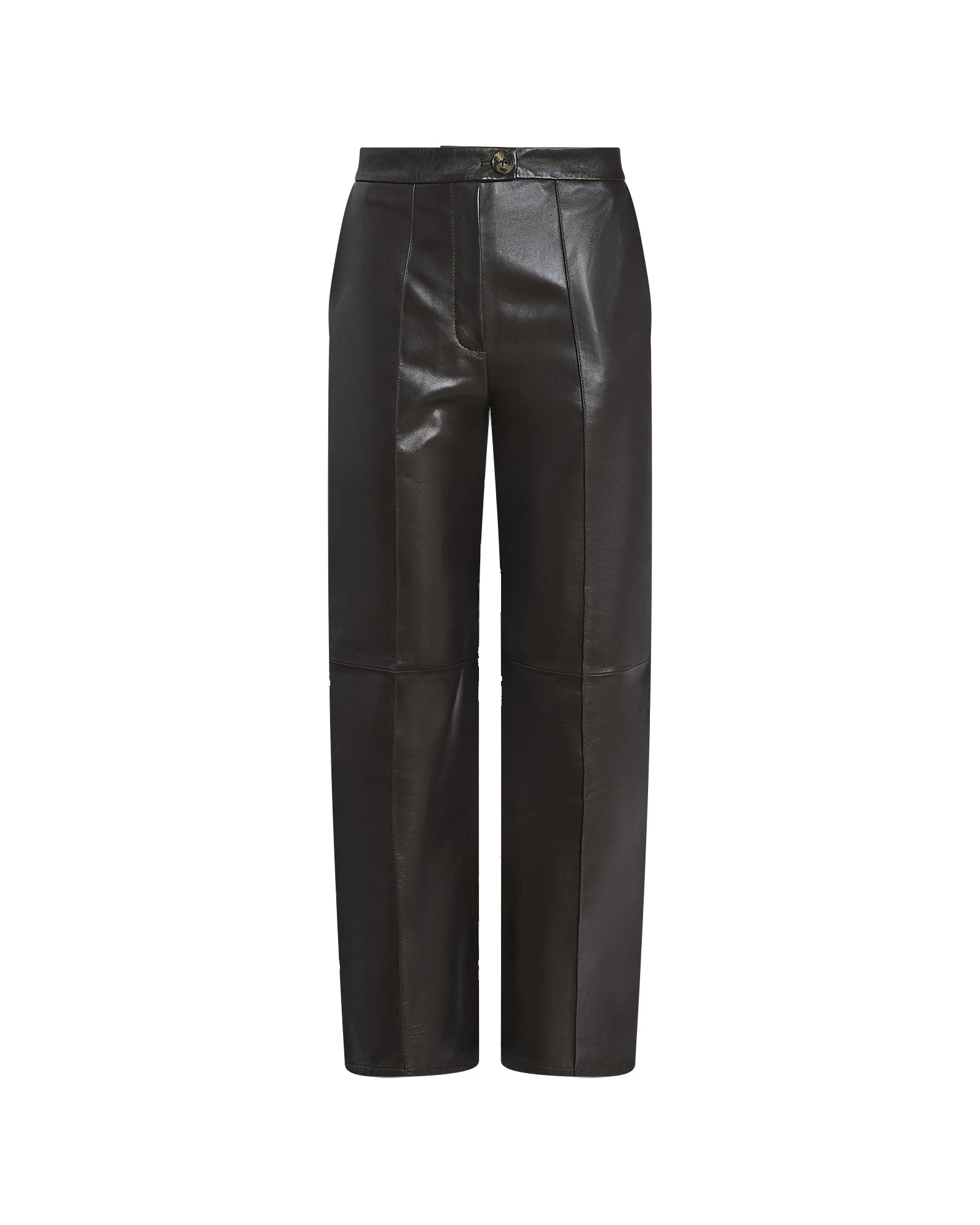 Yves Salomon Tailored Lambskin Leather Trousers in Brown Yves Salomon Tailored Lambskin Leather Trousers in Brown | Tailored pants | Luxury Shoes