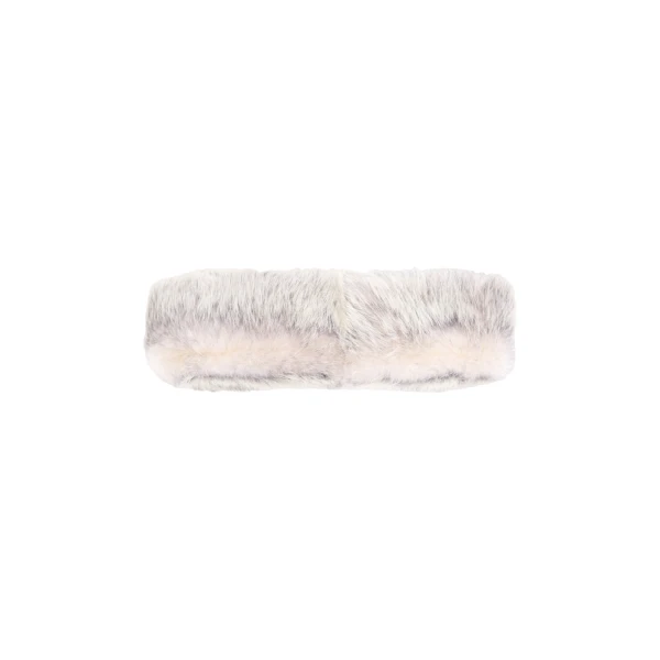 Toscana Lamb Fur-Effect Headband in Grey