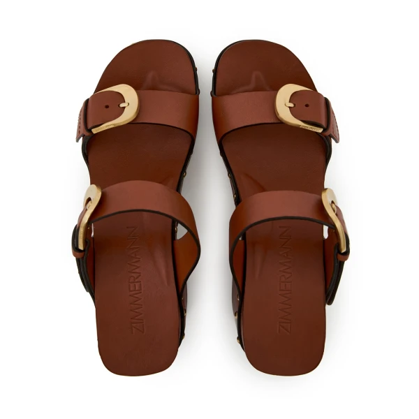 Zimmermann Alight Wedge 100 in Brown, view 3