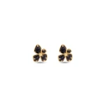 Zimmermann Bloom Large Studs in Black | Earrings | Luxury Shoes 