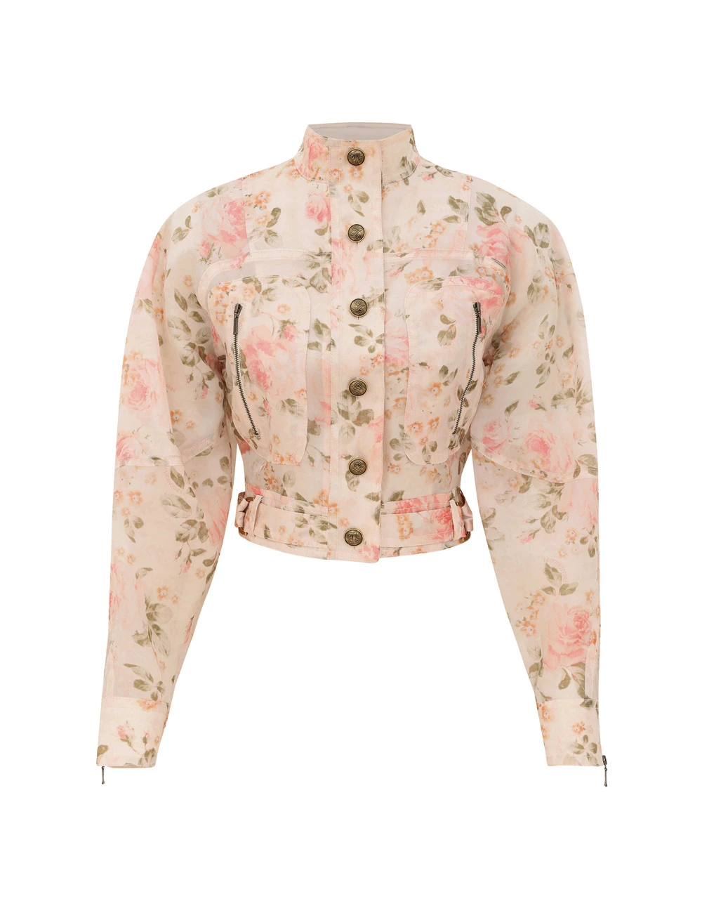 Zimmermann Clash Biker Jacket | Ready to Wear Collection Luxury Shoes Zimmermann Clash Biker Jacket