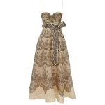 Zimmermann Clash Bustier Midi Dress