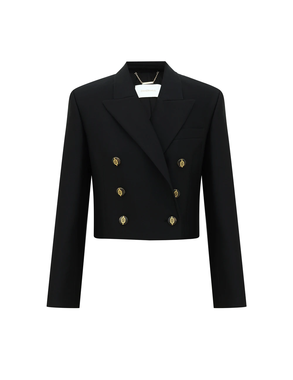 Zimmermann Clash Cropped Blazer | Ready to Wear Collection Luxury Shoes Zimmermann Clash Cropped Blazer